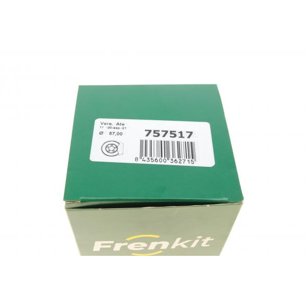 757517 FRENKIT Ремкомплект супорту (переднього) Nissan Primera 96-02 (d=57mm)(Akeb)(+ поршень/напрямна)SuperKit