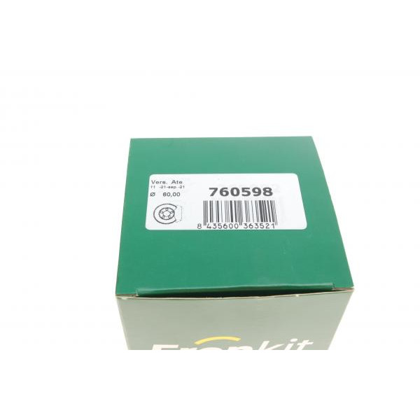 760598 FRENKIT Ремкомплект супорта (переднього) Opel Vectra 02- (d=60mm) (Ate)(+2 поршня/напрямна) SuperKit