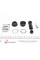 820005 FRENKIT Напрямна супорта (переднього/к-кт) Peugeot 106 96- (Ate)