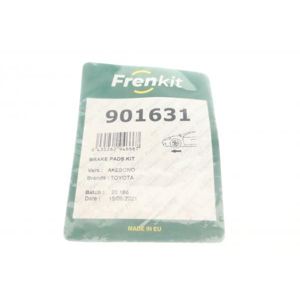 901631 FRENKIT Планка супорта (переднього) притискна (к-кт) Toyota Corolla/IQ/Prius/Yaris 99-15 (Advi/Akebono)