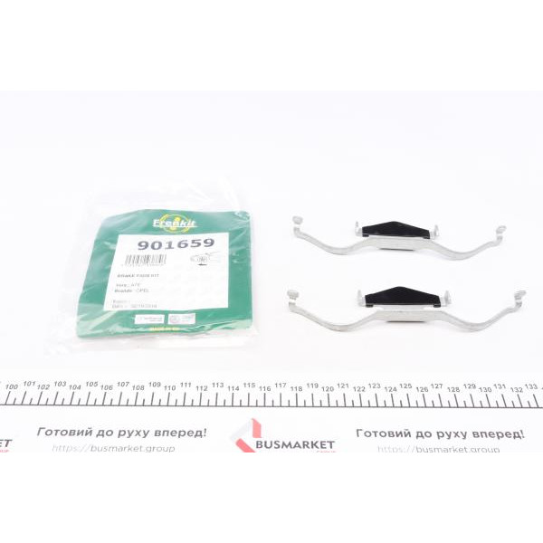 901659 FRENKIT Планка супорта (переднього) притискна (к-кт) Opel Vectra 02- (Ate)