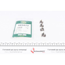 901673 FRENKIT Планка супорта (заднього) притискна (к-кт) Mitsubishi Outlander 03- (Akebono)