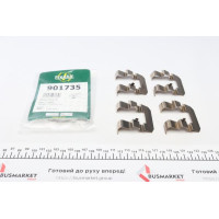 901735 FRENKIT Планка супорта (переднього) притискна (к-кт) Hyundai Accent III/Kia Rio II 05- (Mando)