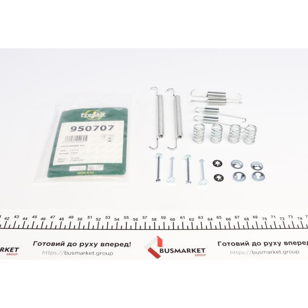 950707 FRENKIT Комплект пружинок колодок ручника BMW 3 (E36) (LUCAS)(228x42)