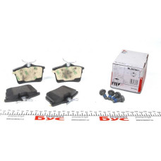 BL2579A1 FTE (Valeo) Колодки гальмівні (задні) Citroen Berlingo 08-