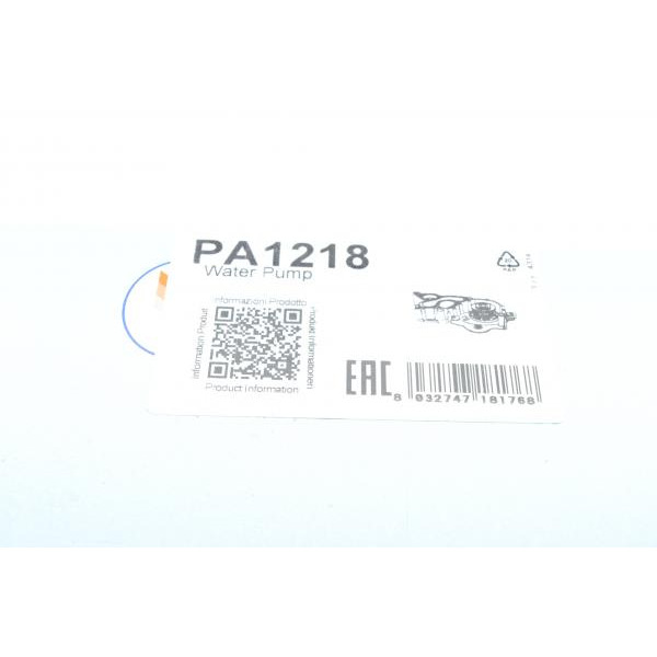 PA1218 GRAF Помпа води Skoda Fabia/Octavia/VW Caddy/Golf/Passat/Seat 1.0/1.2/1.4TSI/1.6 12- (28z) (B/B) (6 лоп)
