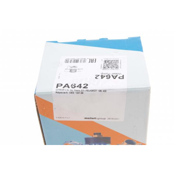 PA642 GRAF Помпа води Citroen Xantia/Xsara/Peugeot 306/406 1.8i 16V 95-03 (20z) (B/B) (6 лоп)