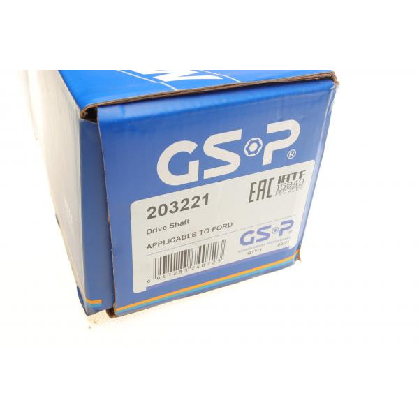 203221 GSP Напіввісь (передня) Ford Transit Connect 1.5 TDCi 15- (R) (27x26x982)