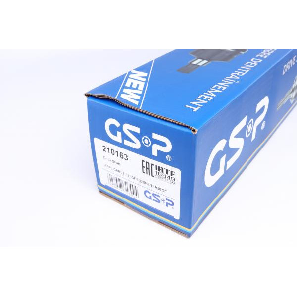 210163 GSP Піввісь Citroen Berlingo 2.0 HDi 99-05 (L) (24x25x583)