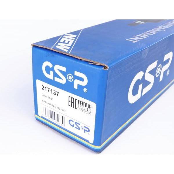 217137 GSP Піввісь Fiat Panda 1.1/1.2i 03- (R) (22x22x827)