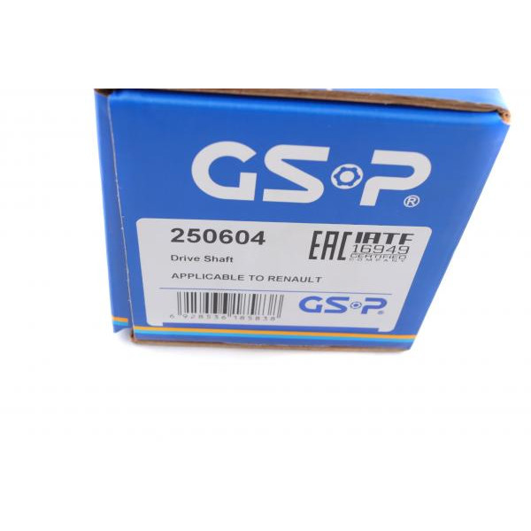 250604 GSP Напіввісь (передня) Renault Megane/Scenic 1.4 TCe/1.5 dCi/2.0 16V 09- (26x25x942) (R)