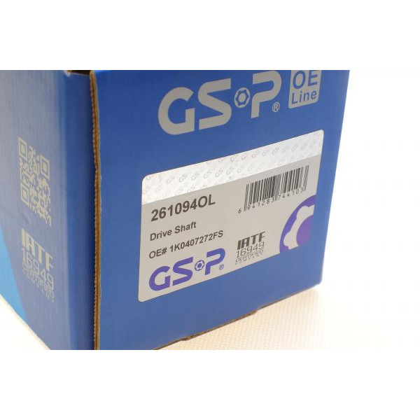 261094OL GSP Піввісь VW Caddy/Golf/Passat/Touran 1.6/2.0 03- (R) (26x36x884)