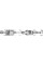 299151 GSP Напіввісь Renault Master 2.5dCi 03- (R) (28x39x1144x51T) (+ABS)