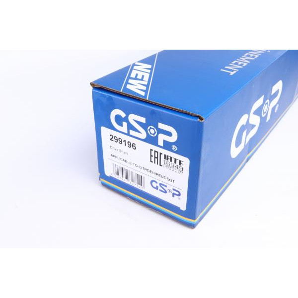 299196 GSP Піввісь Citroen Berlingo/Peugeot Partner 1.6/2.0 HDi 98-11 (R) (25x24x869x48T) (+ABS)