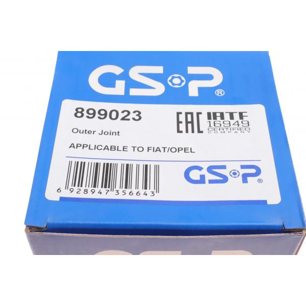 899023 GSP Шрус (зовнішній) Opel Insignia A 2.0 CDTI (125kw) 14-16(30x26x160mm)(к-кт)