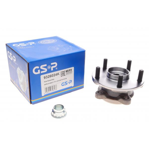 9326024K GSP Підшипник маточини (передньої) Toyota Auris 07-18/Avensis 08-18/Corolla 06-18/Rav4 05-(+ABS)