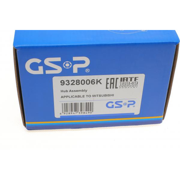 9328006K GSP Підшипник маточини (передньої) Mitsubishi Grandis 04-11/ Lancer VIII 08-15(+ABS)