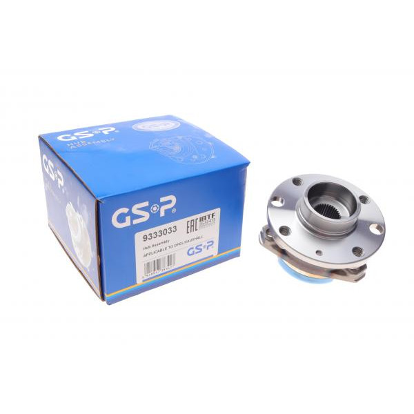 9333033 GSP Підшипник маточини (передньої) Opel Astra G 98-09 (+ABS)
