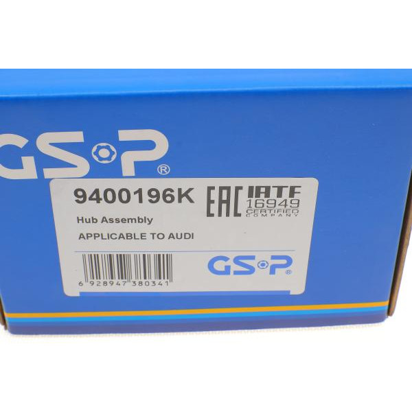 9400196K GSP Підшипник маточини (задньої) Audi A6 04-11 (+ABS)