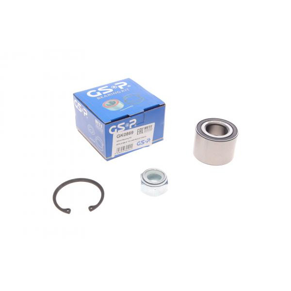 GK0869 GSP Підшипник маточини (задньої) Renault Megane 99-03/Clio 98-/Modus 04- (25x52x37)(к-кт)