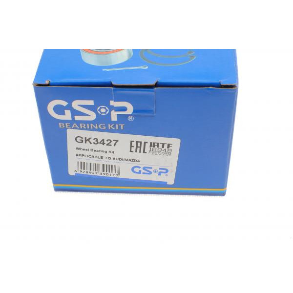 GK3427 GSP Підшипник маточини (передньої) Audi A4/A8 94-01 (43x45x85x37)(к-кт)