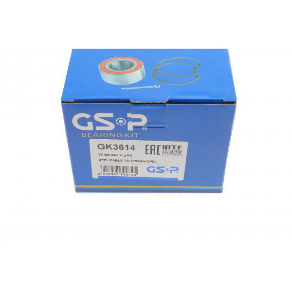 GK3614 GSP Підшипник маточини (задньої) Renault Master/Opel Movano 98-/Nissan Interstar 02-