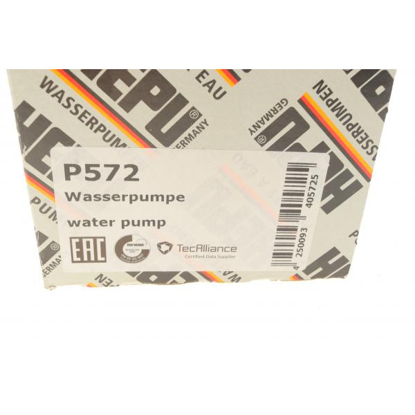 P572 HEPU Помпа води VW Golf V/Touran 2.0FSI/Audi 1.6/1.9D 94-