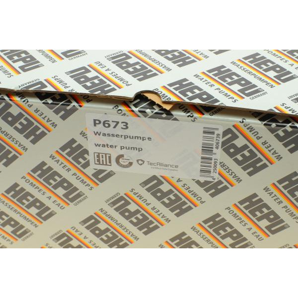 P673 HEPU Помпа води Audi A3/A4/A5/A6/VW Golf VII/Passat VIII/Skoda Octavia IV/SuperB III 1.8/2.0 TSI/TFSI 14-