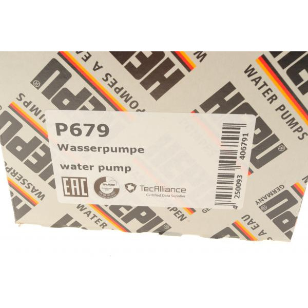 P679 HEPU Помпа води Audi A1/VW Polo 1.4TDI 14-