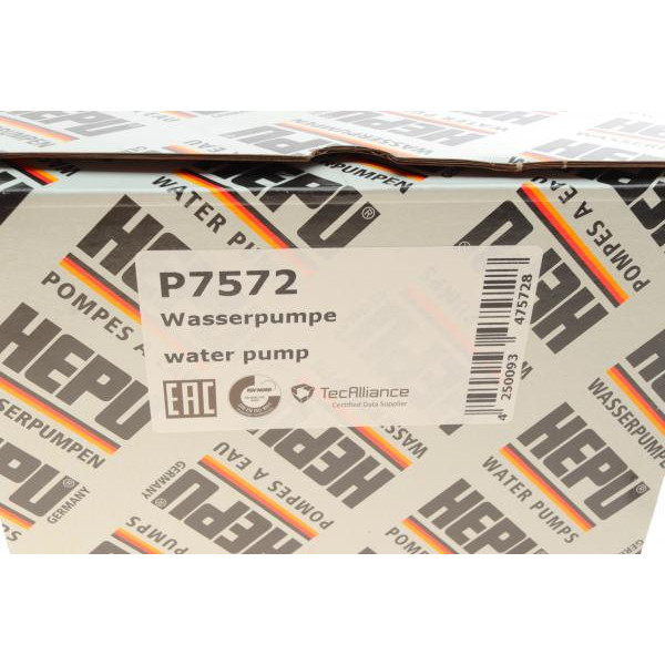 P7572 ​​HEPU Помпа води Subaru Forester/Impreza/Legacy 1.5/2.5i 01-