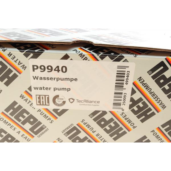 P9940 HEPU Помпа води DAF XF 105 12.9 05-
