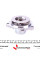 PK10894 HEPU Комплект ГРМ + помпа Fiat Doblo 2.0D 10-/Opel Zafira B 1.9CDTi 05- (199х24)
