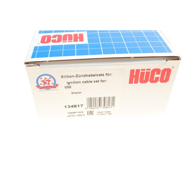 134817 HITACHI Провід запалювання VW Sharan 2.0 95-10 (к-кт) (HÜCO)