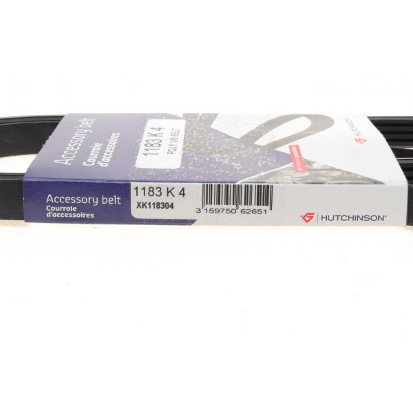 1183K4 HUTCHINSON Ремінь генератора Renault Rapid 1.4i 91-98 (4PK1183)