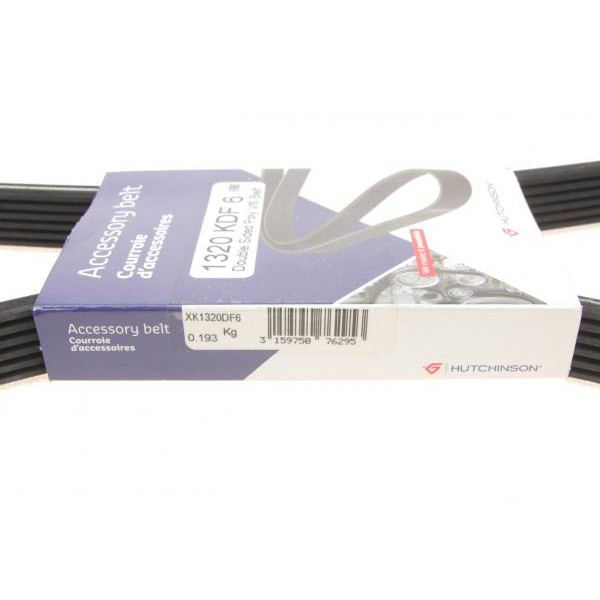 1320KDF6 HUTCHINSON Ремінь генератора VW T5 3.2 V6 03-09