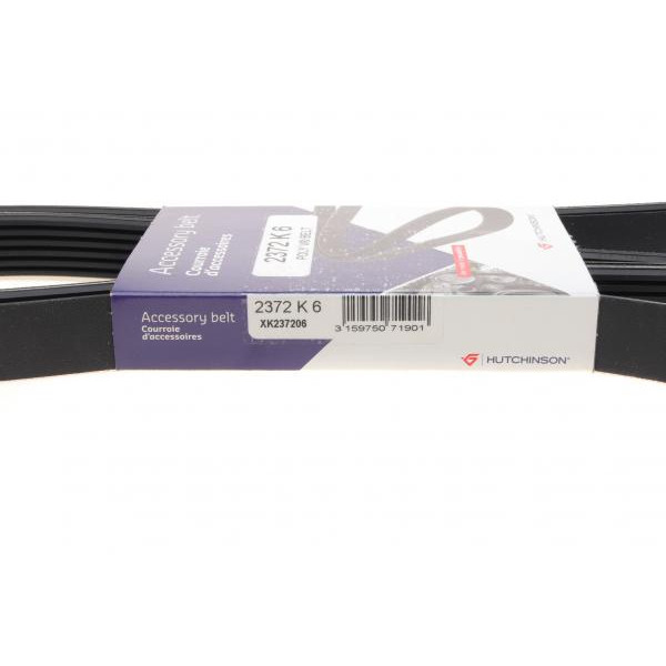 2372K6 HUTCHINSON Ремінь генератора VW Passat 2.3 96-05 (6PK2372)