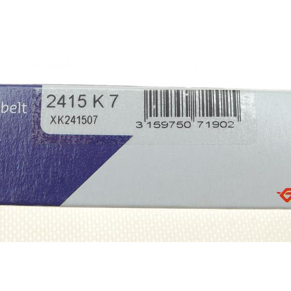 2415K7 HUTCHINSON Ремінь генератора Mitsubishi Pajero III/IV 00- (7PK2415)