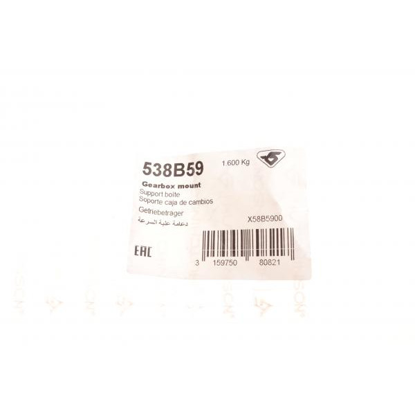 538B59 HUTCHINSON Подушка КПП Citroen C4/Jumpy 1.6HDi 14- (L)