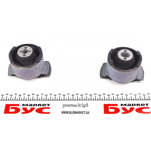 562803 HUTCHINSON Сайлентблок балки (задня) Renault Laguna III 1.6-2.0/1.5-2.0dCi 07- (к-кт 2шт)