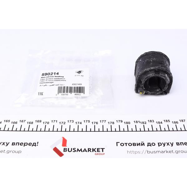 590214 HUTCHINSON Втулка стабілізатора (переднього) Ford Focus C-Max 03-11 (d=18mm)