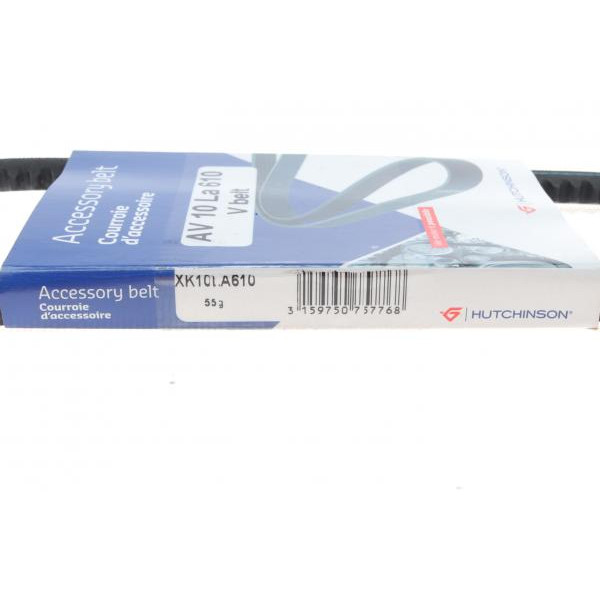 AV10La610 HUTCHINSON Ремінь генератора Citroen GS/Daewoo Tigo/Land Rover Discovery I/Peugeot 305 II/505 78-00 (10х613)