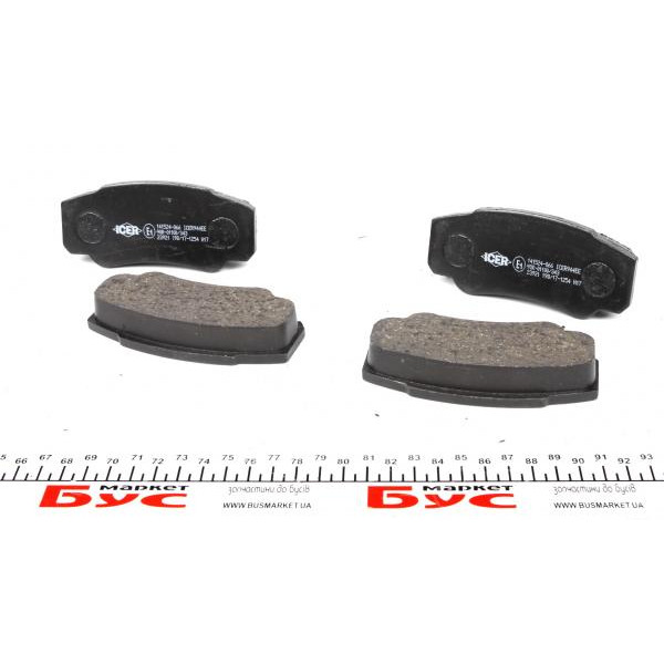141524066 ICER Колодки гальмівні (задні) Citroen Jumper/Fiat Ducato/Peugeot Boxer 94-