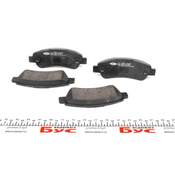 141804 ICER Колодки гальмівні (задні) Citroen Jumper/Fiat Ducato/Peugeot Boxer 06-