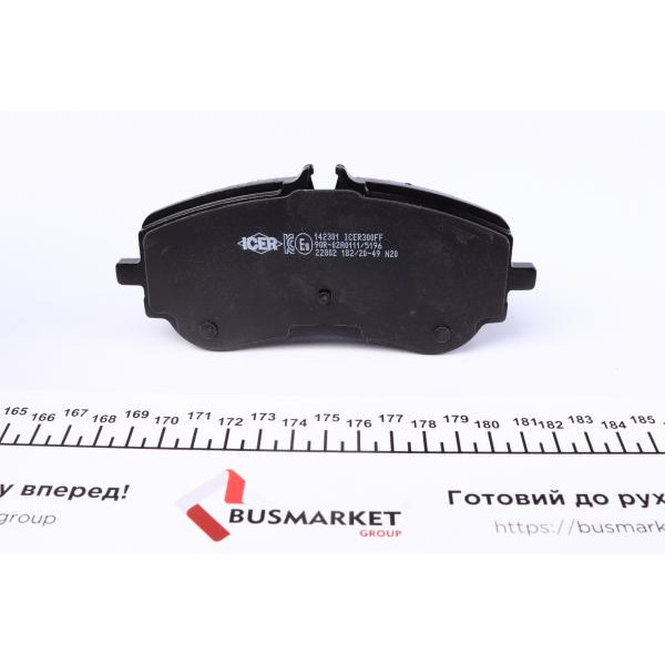 142301 ICER Колодки гальмівні (задні) VW Crafter 16-/Amarok 10-/MAN TGE 16-