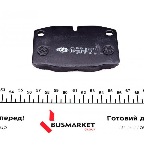 180454 ICER Колодки гальмівні (передні) Opel Ascona B/C 75-88/Corsa A/Omega A/Vectra A 83-95/Kadett D/E 79-93