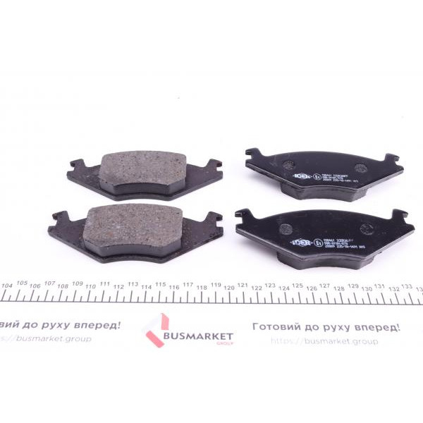 180461 ICER Колодки гальмівні (передні) Seat Cordoba/Ibiza 94-02/VW Golf/Jetta/Polo 81-94/Passat B1/B2 79-88