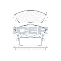 180755 ICER Колодки гальмівні (передні) Honda Civic 88-91