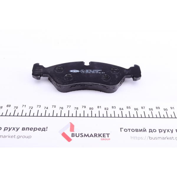 180758 ICER Колодки гальмівні (передні) Opel Astra F 91-01/Vectra A/B 88-03/Kadett E 85-92/Omega A 86-94