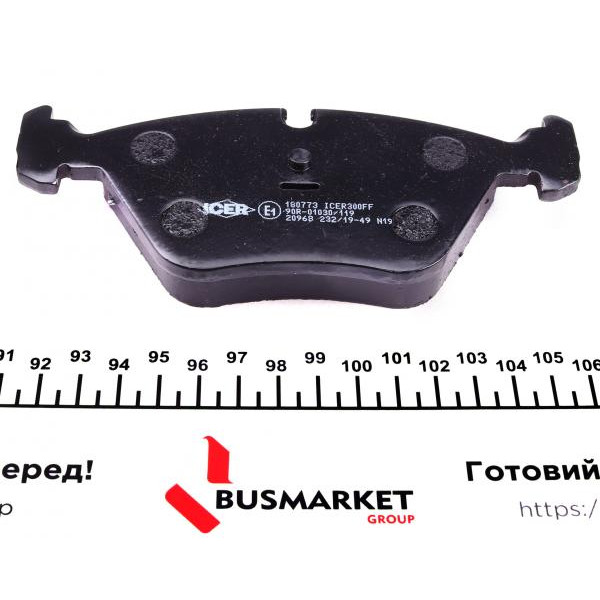 180773 ICER Колодки гальмівні (передні) BMW 3 (E36/E46) 92-06/5 (E34) 87-96/7 (E32) 87-94/Z3 (E36) 97-03
