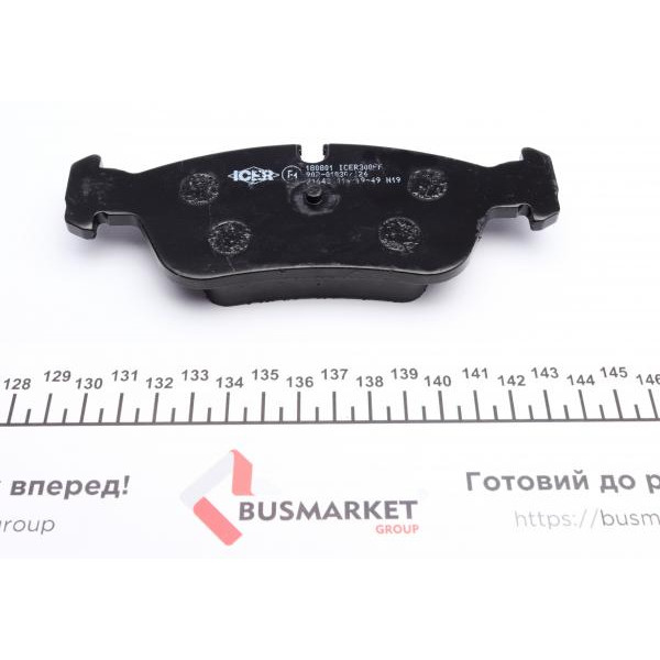 180801 ICER Колодки гальмівні (передні) BMW 3 (E36) 90-00/Z3 (E36) 95-00